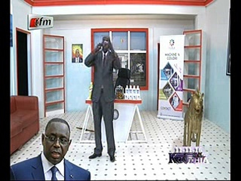 Vidéo- Le Président Macky Sall joint au téléphone Donald Trump, le nouveau président élu des USA ... version Kouthia