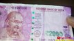Quality of-NEW Indian Rs 2000 Rupee Notes Quality testing with water-Greatness of indian currency