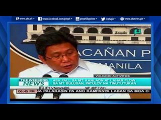 [TheWeekendNews] Ash Fall sa Mt. Kanlaon at Lahar Flow sa Mt. Bulusan, patuloy na tinututukan