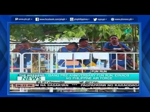 [TheWeekendNews] Isang Pre-Anniversary Fun Run, idinaos ng Philippine Air Force [06|19|16]