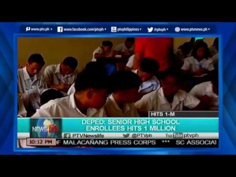 [NewsLife] DepEd: Senior Highschool enrollees hits 1M [06|17|16]