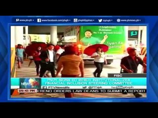 [NewsLife] PNoy signs EO which institutionalizes financial inclusion steering committee [06|16|16]