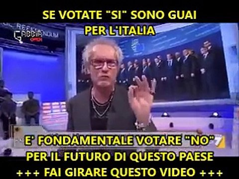 Paolo Barnard - Ecco perché bisogna votare NO al Referendum Costituzionale