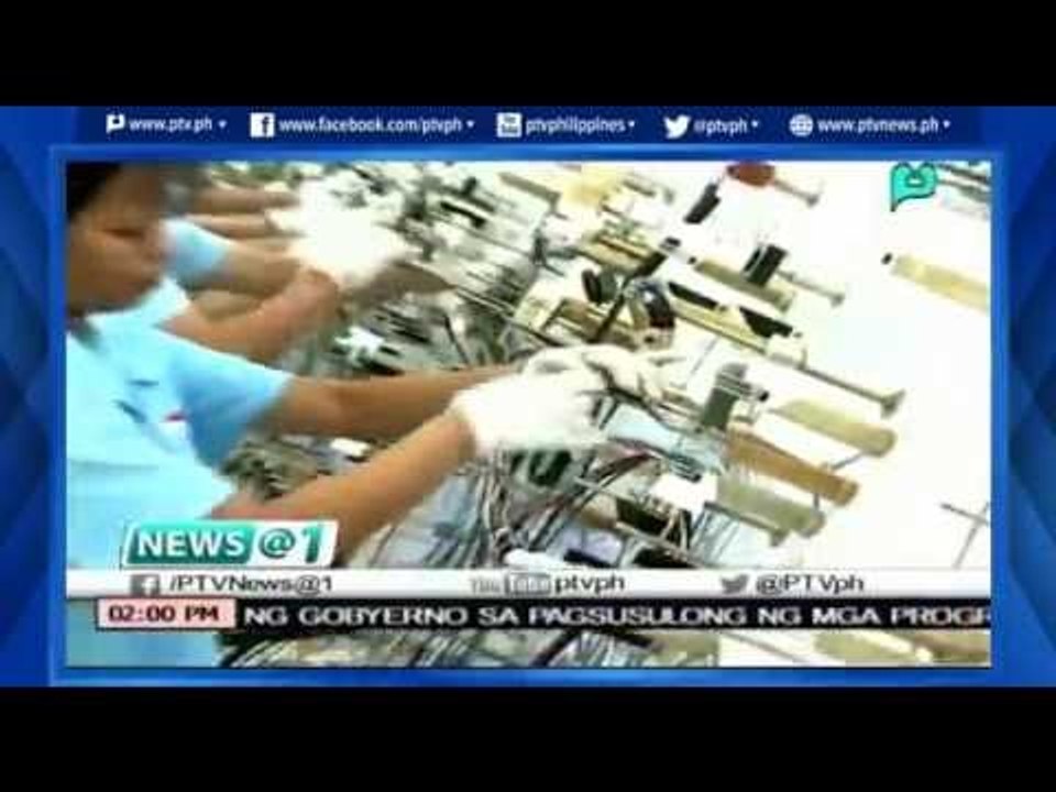 [News@1] Electronics exports, inaasahang aabot sa $30B ngayong 2016