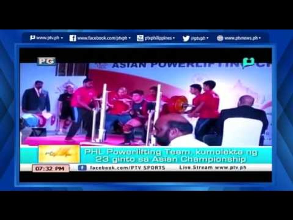 [PTVSports] PHL Powerlifting Team, kumolekta ng 23 ginto sa Asian Championship [06|15|16]