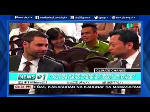 [News@1] Paggamit ng 'renewable energy', isusulong ng gobyerno laban sa climate change [06|16|16]