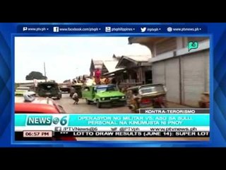 [News@6] Operasyon ng militar vs ASG sa Sulu, personal na kinamusta ni PNoy [06|15|16]