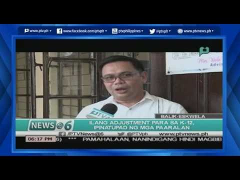 [News@6] PNP mahigpit na binabantayan ang paligid ng paaralan [06|13|16]