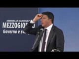 Napoli - Renzi interviene all'Assemblea nazionale sul Mezzogiorno (13.11.16)