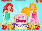 Barbie Disney Princess Elsa Anna Snow White Ariel Rapunzel Cinderella Dress Up and Makeup Game