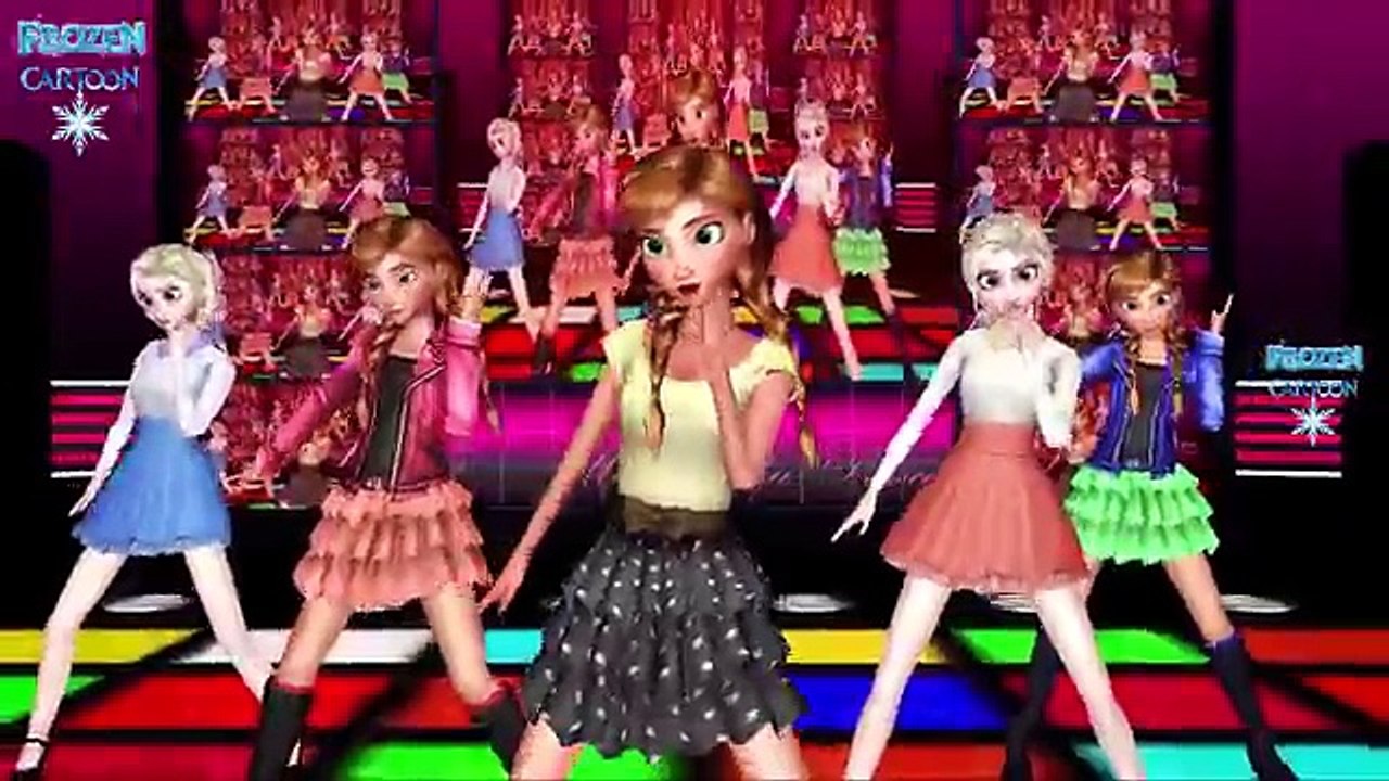 Frozen Happy BirthDay Songs For Children | Here We Go Round The Mulbery Bush Nursery Rhymes