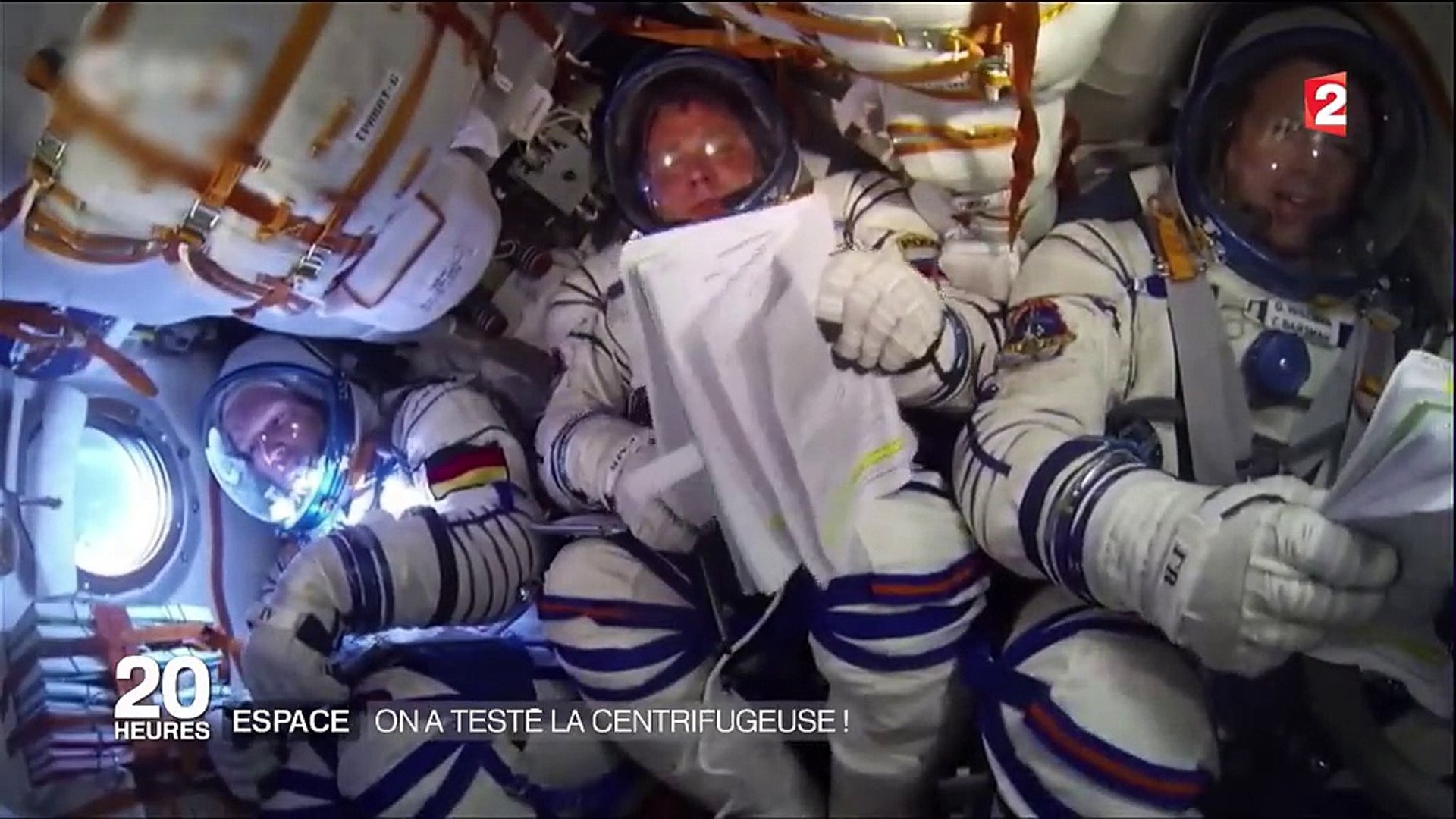 J'ai testé pour vous la centrifugeuse des astronautes et sa sensation  d'écrasement - Vidéo Dailymotion