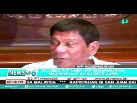 Incoming AFP Chief Visaya, tututukan ang pagmomodernisa ang Air Assets ng AFP at Internal Security