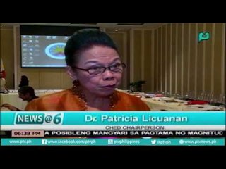 [News@6] Licuanan, umaasang mananatili pa rin sa pwesto bilang Chairperson ng CHED  [06|22|16]