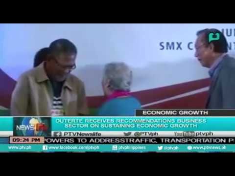 [NewsLife] Duterte receives recommendations business sector on sustaining economic growth [06|21|16]