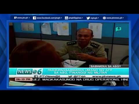 [News@6] Pakikipagsabwatan umano ng AFP sa ASG, itinanggi ng Militar [06|20|16]