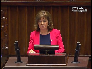 Poseł Małgorzata Zwiercan - Wystąpienie z dnia 03 listopada 2016 roku.