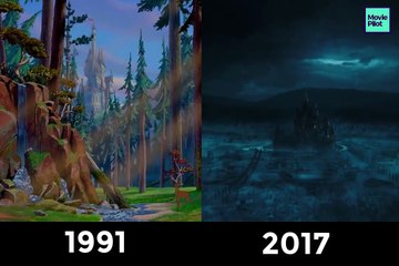 Beauty & The Beast Trailer Side By Side