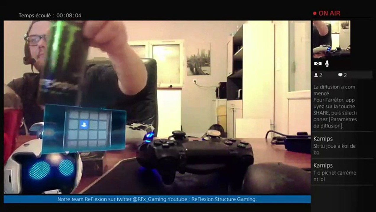 Diffusion PS4 en direct de Ninitoon
