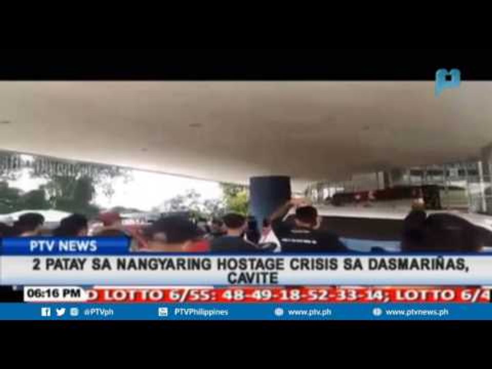 2 patay sa nangyaring hostage crisis sa Dasmariñas Cavite