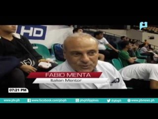 Italian Mentor Fabio Menta, bilib kay UST Volleybelle EJ Laure