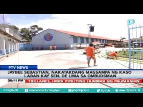 Jaybee Sebastian, nakatakdang magsampa ng kaso laban kay Sen. De Lima sa Ombudsman