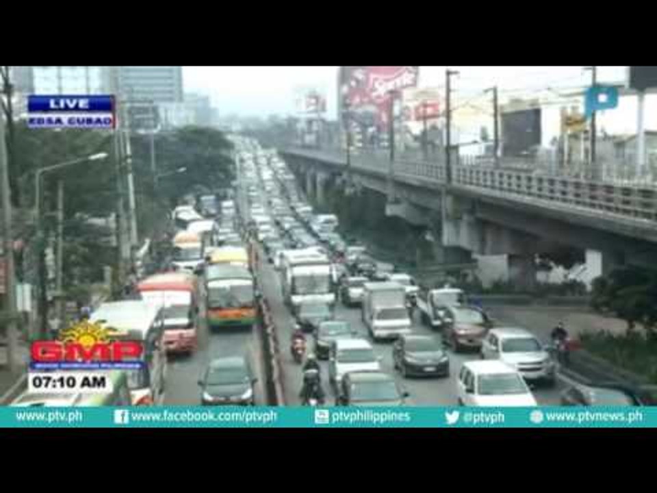 Traffic Update: EDSA, Cubao