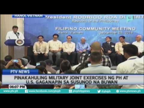 Pinakahuling military joint exercises ng PH at U.S. gaganapin sa susunod na buwan