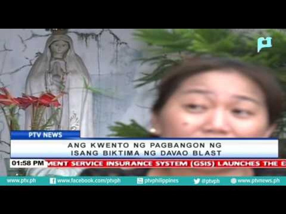 Ang kwento ng pagbangon ng isang biktima ng Davao blast