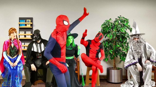 PREGNANT FROZEN ELSA vs SPIDERMAN - SPIDERBABY QUINTUPLETS w/JOKER w/THOR w/HARLEY QUINN