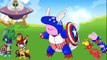 Peppa Pig vs Iron Man hero Avengers | Captain America | Pokemon Go | Avengers Marvel Batman Superman
