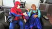 Bad Baby Spiderman vs Frozen Elsa Toilet Battle! w/ Joker, Hulk, Joker Girl Fun Superhero
