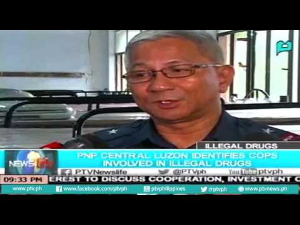 [NewsLife] PNP Central Luzon identifies cops involved in illegal drugs [07|08|16]