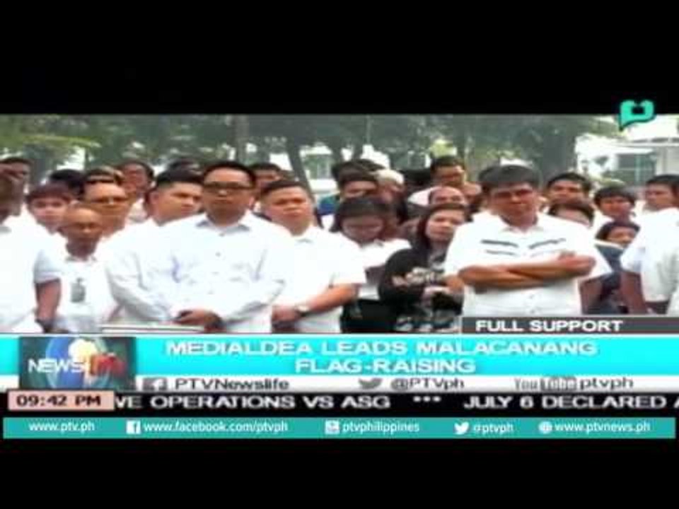 [NewsLife] Executive Secretary Medialdea leads Malacañang Flag raising ceremony [07|04|16]