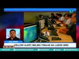 [PTVNews-1pm] Yellow Alert, muling itinaas sa Luzon Grid [07|19|16]