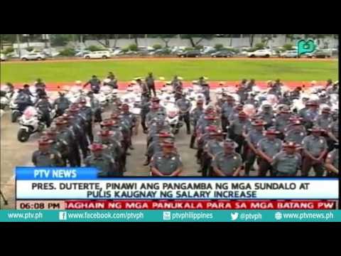 Pres. Duterte, pinawi ang pangamba ng mga sundalo at pulis kaugnay ng salary increase [07|18|16]