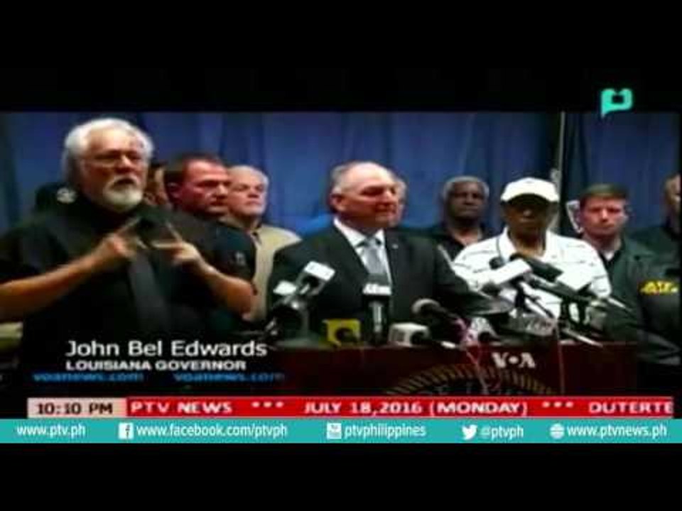 [PTVNews] Baton rouge: One lone suspect in shooting deaths of 3 policemen