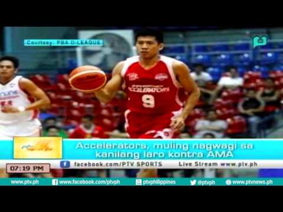 [PTVSports] Accelarators, muling nagwagi sa kanilang laro sa kontra AMA [07|15|16]