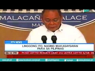 [PTVNews 6pm] Linggong ito, naging makasaysayan para sa Pilipinas [7|16|16]