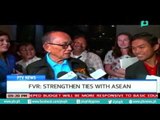 [PTVNews 9pm] FVR: Strengthen ties with Asean  [07|14|16]