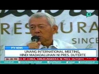[PTVNews-6pm] Unang international meeting, hindi madadaluhan ni Pres. Duterte [07|14|16]