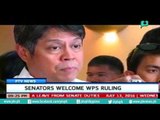 [PTVNews 9pm] Senators welcome West Philippine Sea ruling  [07|13|16]