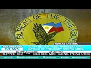 [TheWeekendNews] BOT nakakolekta ng P27.97-B sa buwan ng Abril [07|10|16]