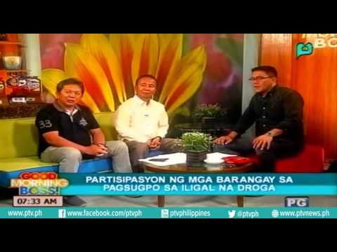 [Good Morning Boss] Partisipasyon ng mga Barangay sa pagsugpo ng iligal na droga [07|12|16]