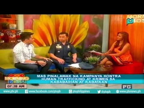 Mas pinalawak na kampanya kontra Human Trafficking at krimen sa kababaihan at kabataan