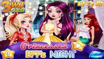 Princesses BFFs Night - Princess Video Games For Girls