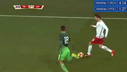 Łukasz Teodorczyk Goal HD - Poland 1-1 Slovenia - 14.11.2016 HD