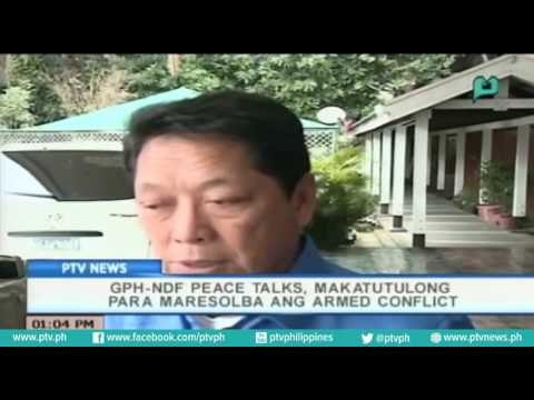 [PTVNews] GDH-NDF peace talks, makatutulong para maresolba ang 'Armed conflict' [07|28|16]