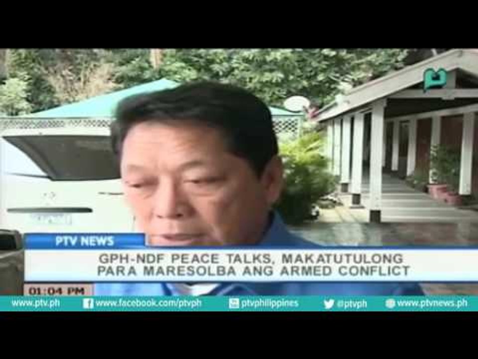 [PTVNews] GDH-NDF peace talks, makatutulong par...