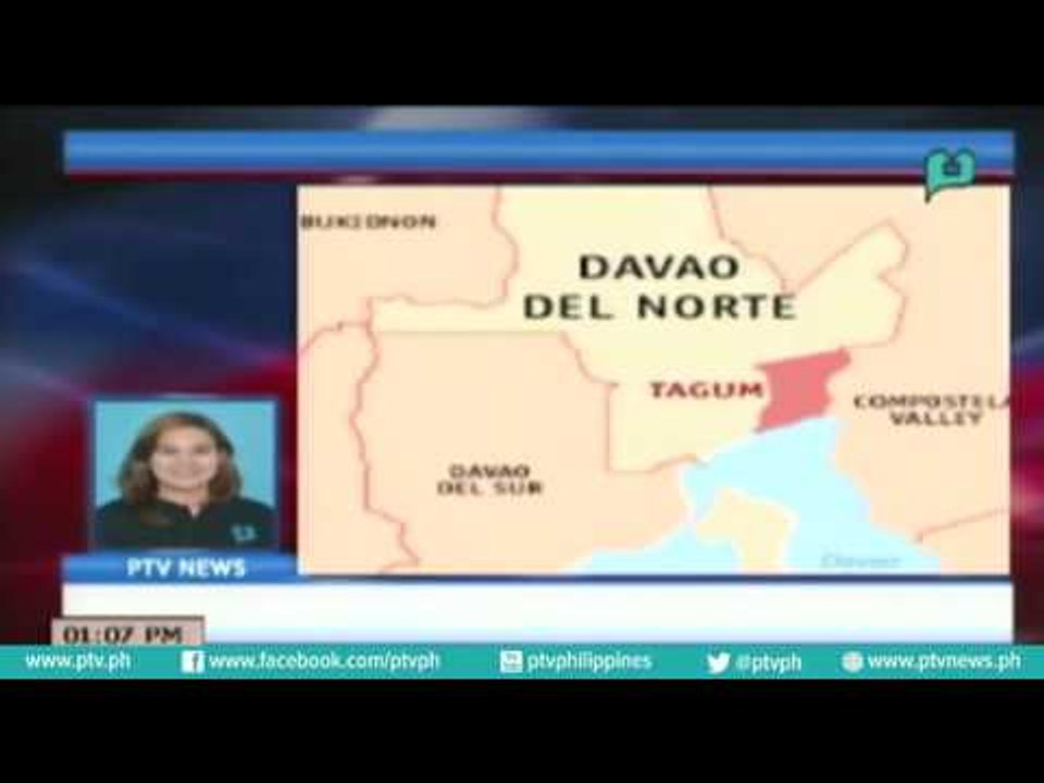 [PTVNews]  Mga tropa ng sundalo sa Davao del Norte, tinambangan ng NPA [07|28|16]